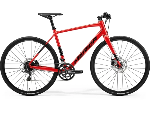 Merida Speeder 200 Citybike rød/sort