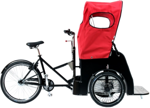 Nihola Taxi med Promovec baghjulsmotor