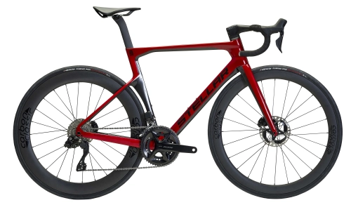 STELLAR - CC6 - Bonfire RED - Aero Racer - Carbon Classic - 46 cm - Racercykel