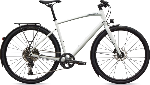 Specialized - Sirrus X 3.0 EQ - Metallic White Silver - M - Citybike
