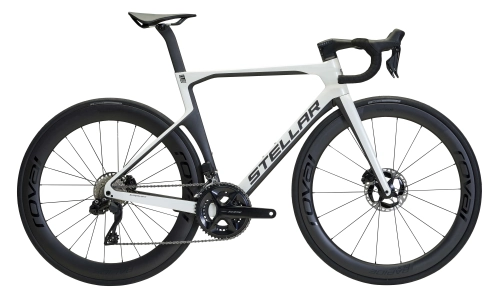 STELLAR - CC6 - White Diamond - Aero Racer - Roval Rapide CLX II - 58 cm - Racercykel