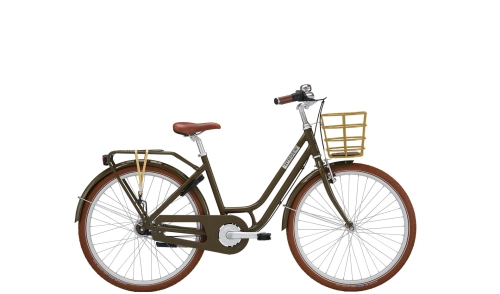 norden - Pigecykel Clara 24" Oliven Grøn
