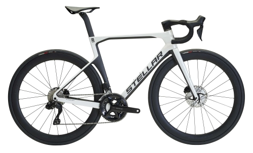 STELLAR - CC6 - White Diamond - Aero Racer - Shimano Ultegra C50 - 49 cm - Racercykel