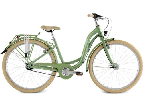 Puky Skyride 26-7 Classic Børnecykel Retro Grøn