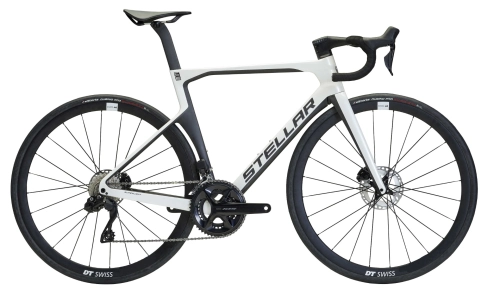 STELLAR - CC6 - White Diamond - Aero Racer - DT A1800 (Standard) - 49 cm - Racercykel