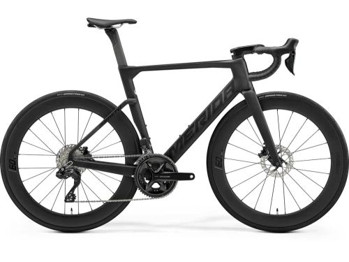Merida Reacto 6000 racercykel carbon silk black/glossy dark silver