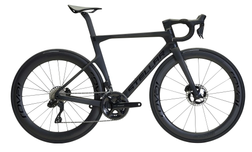 STELLAR - CC6 - Dark Smoke - Aero Racer - Roval Rapide CLX II - 52 cm - Racercykel
