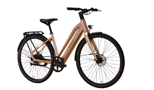 E-Fly - E - Fly EOS Dame Pearl Sand Metallic - 55 cm - Elcykel