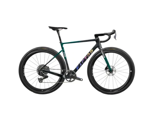 Factor Aluto komplet Force XPLR Powermeter Naked Carbon Racing Green
