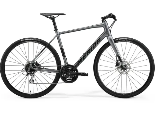 Refurbished - Merida Speeder 100 citybike herre antracit/sort - Størrelse Large