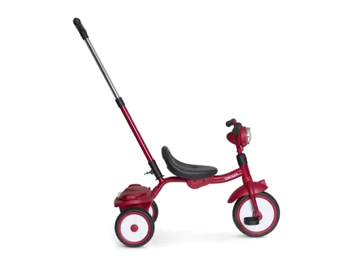 Velogo tricycle with push handle red